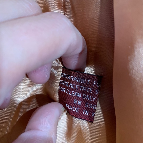 😍100% Genuine Rabbit Fur Jacket 😍 - Picture 4 of 7